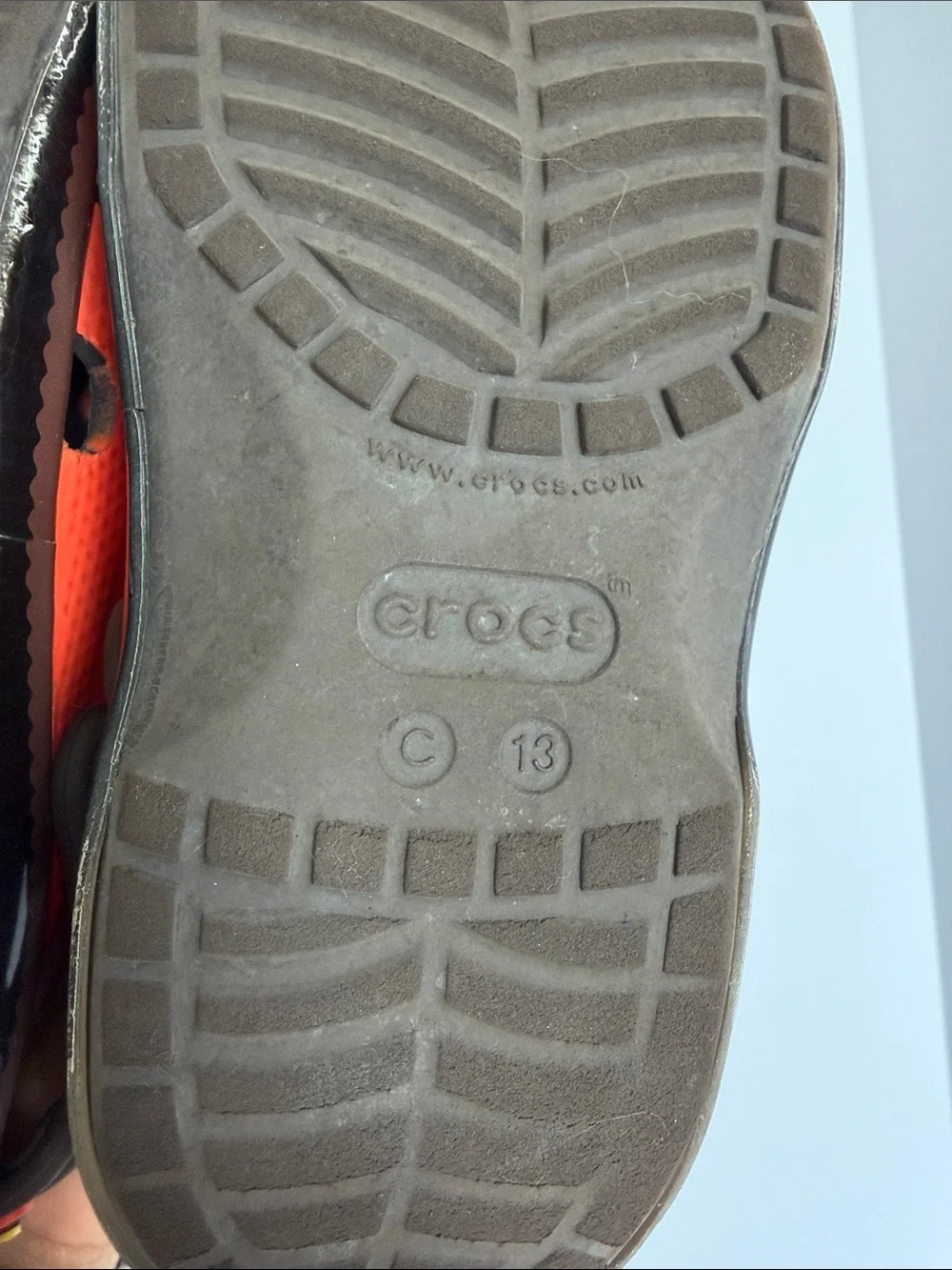 CROCS bright orange